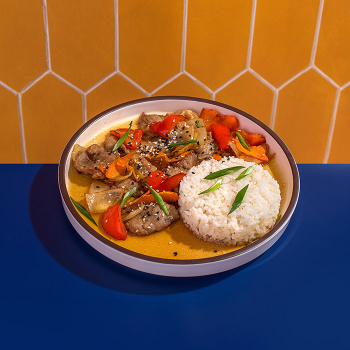 Фото Свинина в пикантном соусе