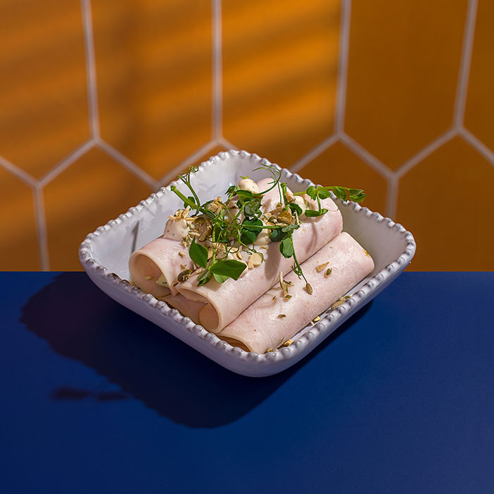 Фото Рулетики из ветчины  с начинкой