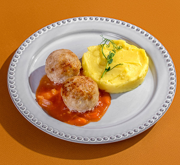 Фото Тефтели с пюре