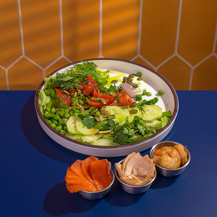 Фото Большой овощной салат