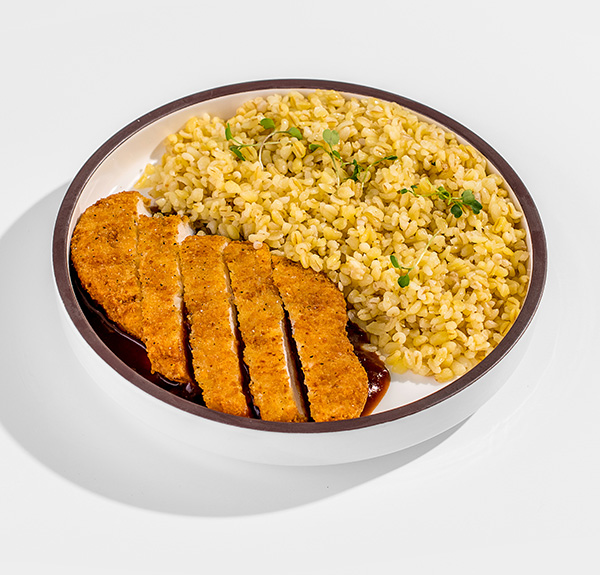 Фото Котлета куриная с булгуром  